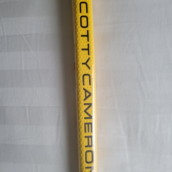 Poignée De Putter Scotty Cameron Matador Midsize – 11 Pouces, Jaune, Caoutchouc